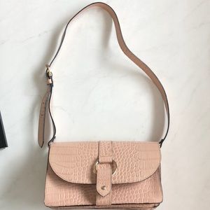 & Other Stories Croc Embossed Shoulder Bag